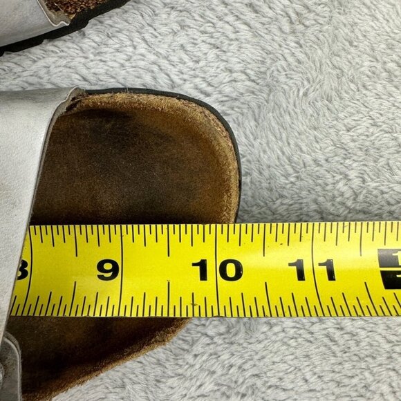 Birkenstock Madrid Silver Sandals Women’s Size 41 EU Regular - Picture 4 of 11
